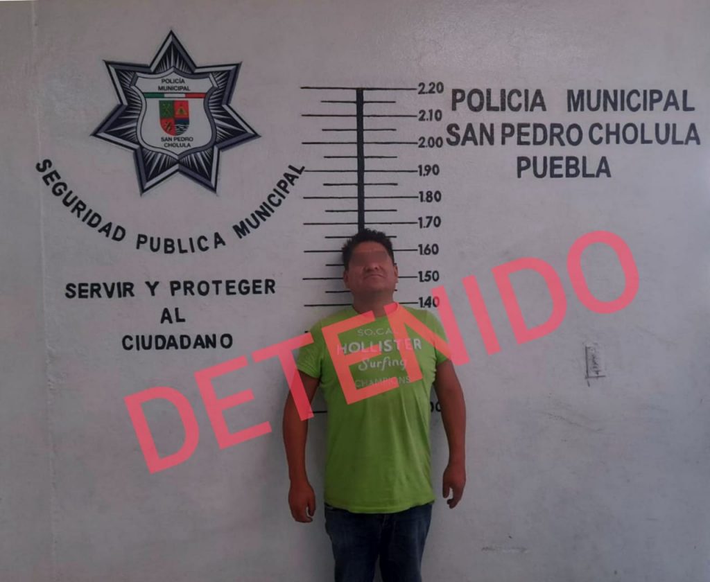 Desde San Pedro Cholula: Detienen a supuesto abusador sexual