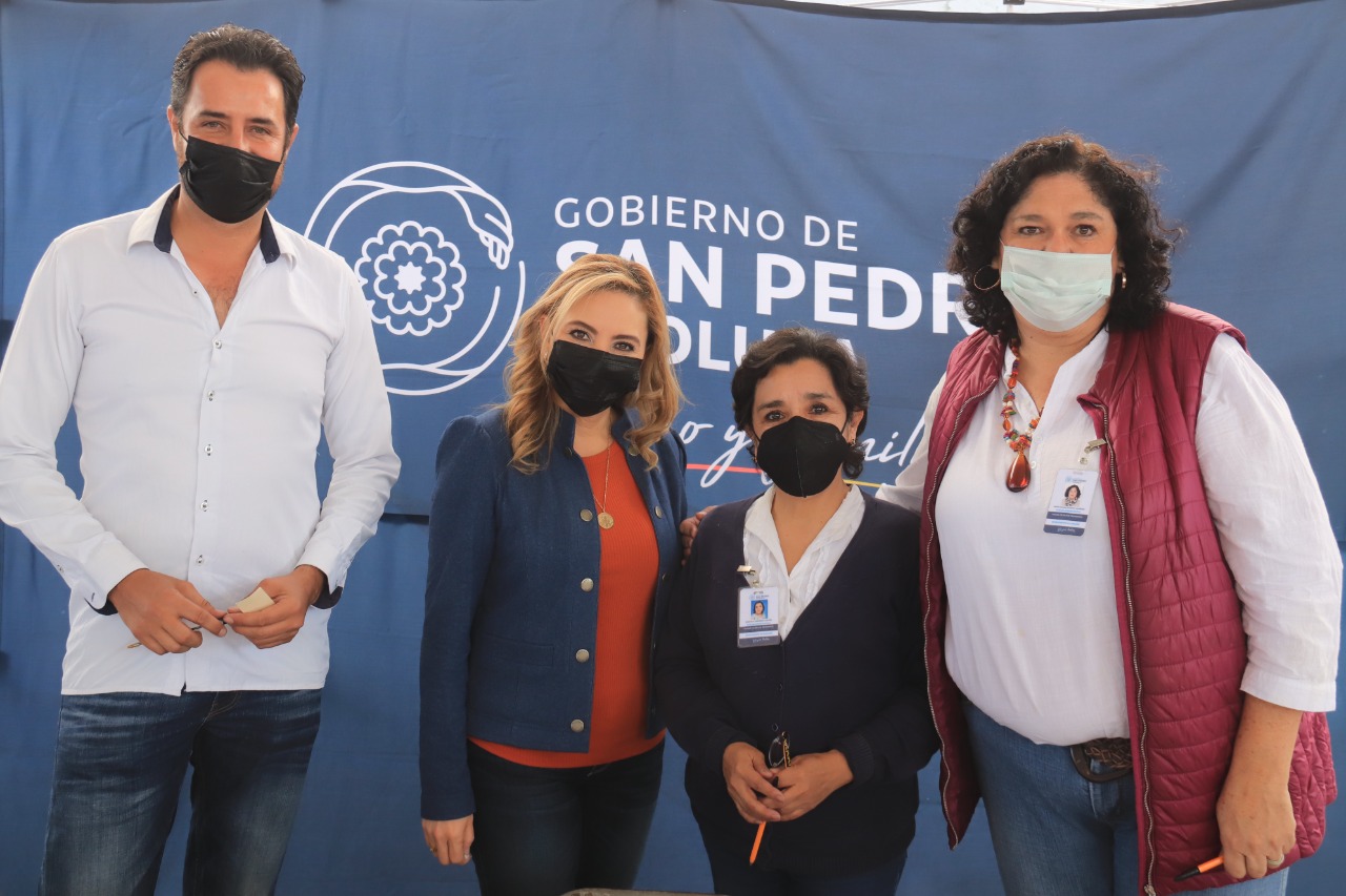Desde San Pedro Cholula: Paola Angon inicia jornada de atención en Acuexcomac