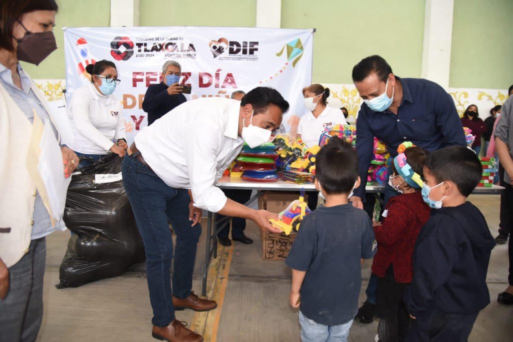 Arrancan festejos por el Día de la Niña y el Niño en Tlaxcala Capital