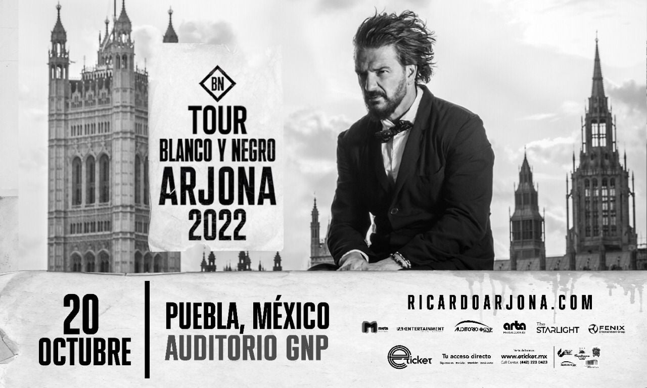 Ricardo Arjona presentará en varias ciudades de México su gira “Blanco y Negro Tour”