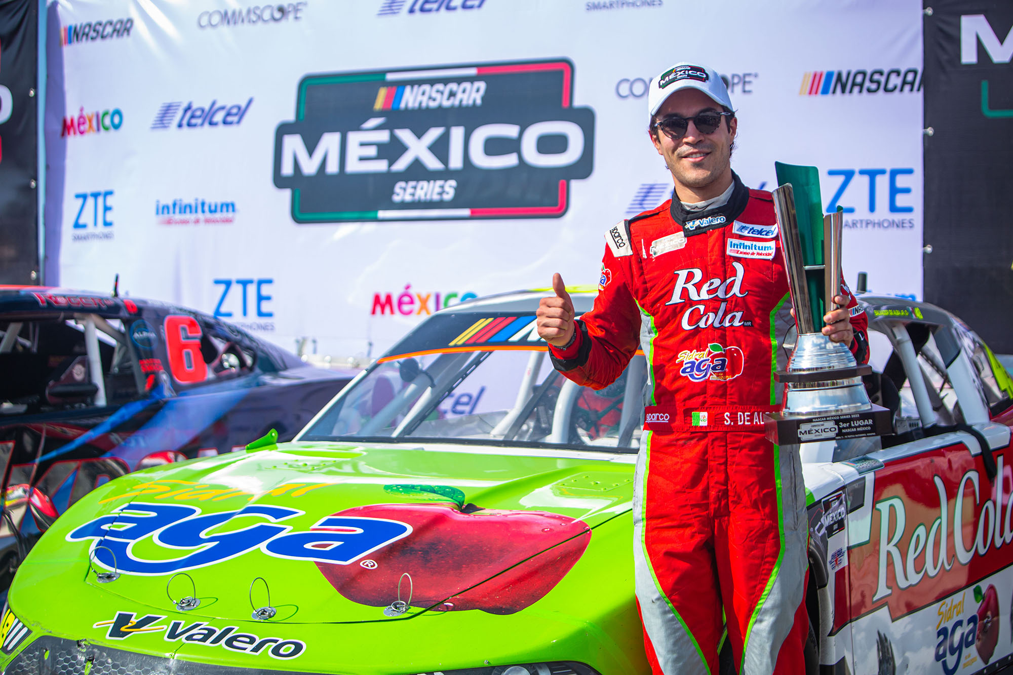 Con podio y par de Top-5, el Sidral Aga Racing Team comenzó la temporada 2022 de NASCAR México