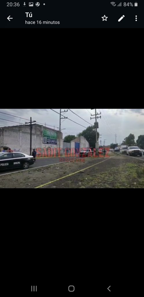 Video desde Puebla: Un muerto y dos hombres heridos, saldo de balacera en la recta a Cholula