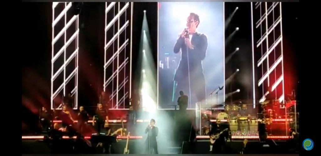 Video desde Puebla: Marc Anthony cautiva al público en el Teatro del Pueblo