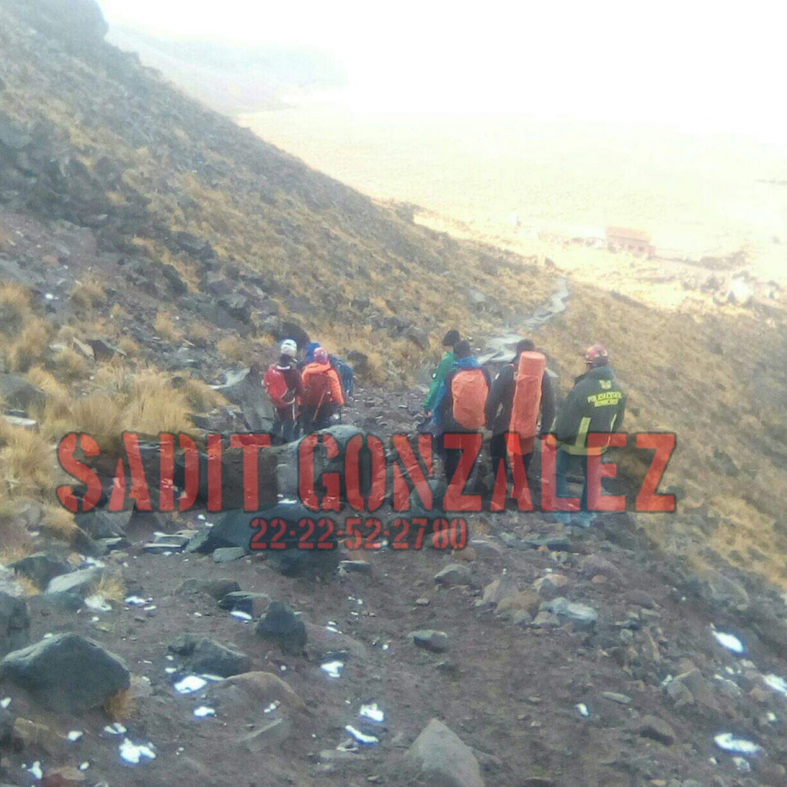 Alpinistas pierden la ruta, pero son rescatados por personal de Protección civil de Tlachichuca