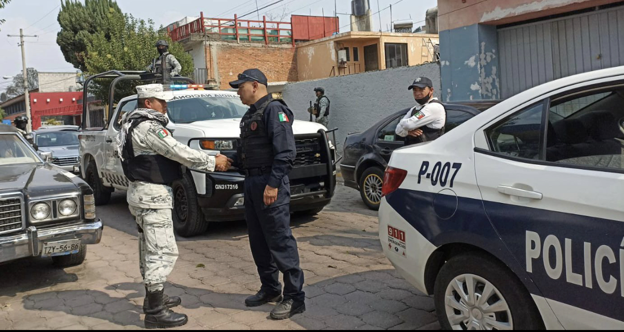Robustece la Guardia Nacional patrullaje preventivo en Tlaxcala Capital