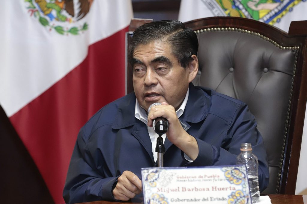 En Puebla se investiga todo hecho delictivo, aseguró el gobernador Miguel Barbosa