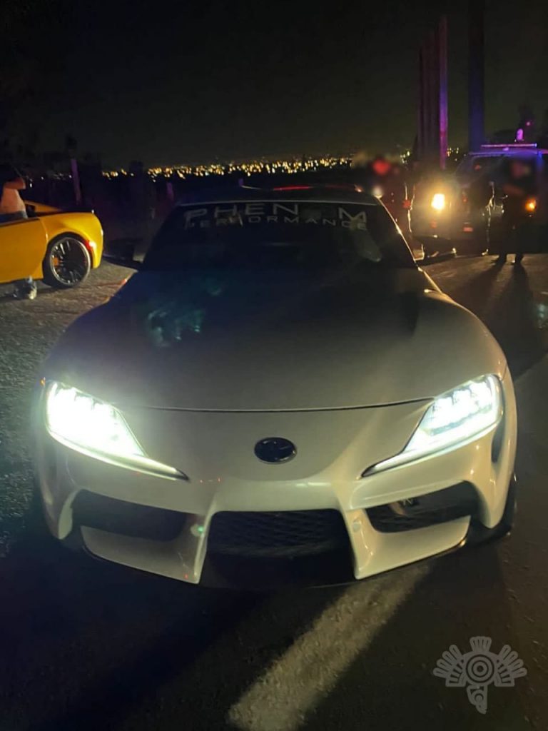 Incautan 4 vehículos por participar en arrancones