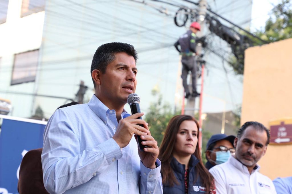 Avanza el ordenado del cableado aéreo en el centro histórico: Ayuntamiento de Puebla