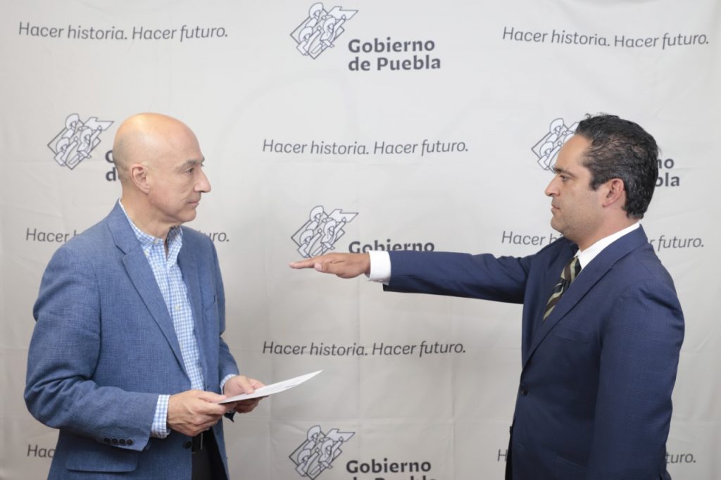 Miguel Barbosa designa como secretario de la Función Pública a Juan Carlos Moreno Valle