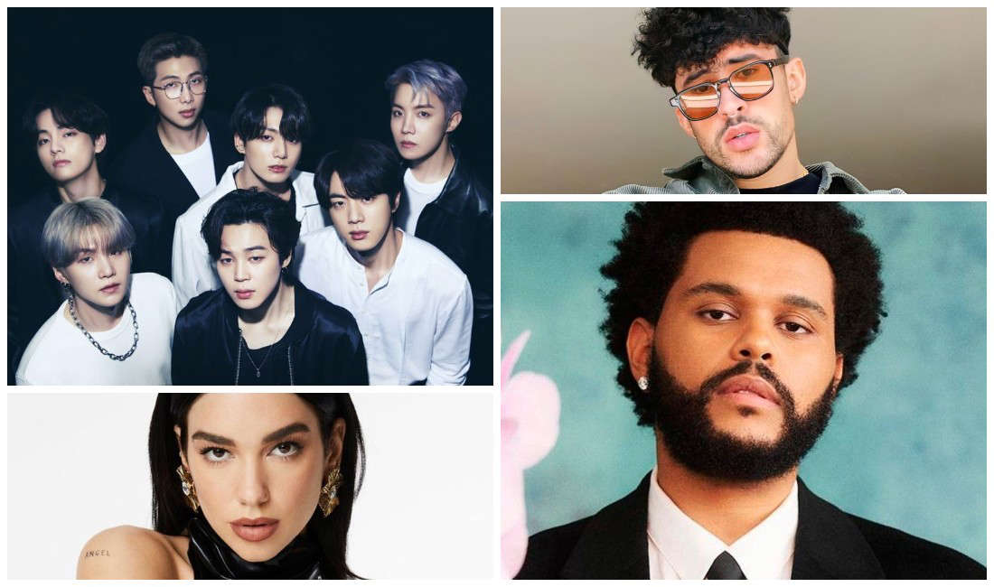 ¡BTS, Dua Lipa, J Balvin, Bad Bunny y más! Los nominados a los Billboard Music Awards 2022
