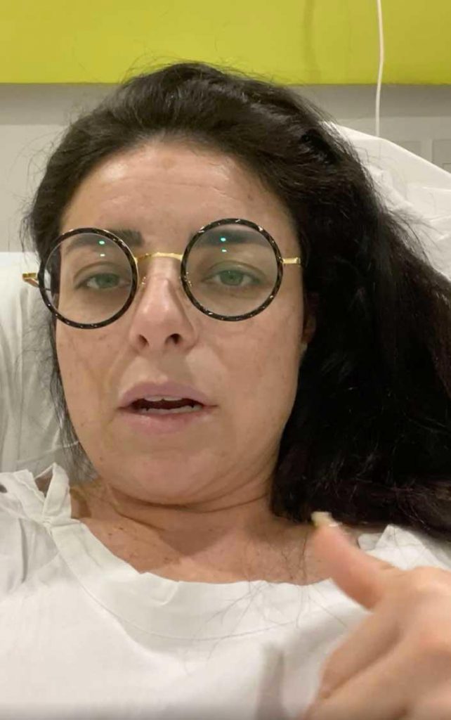 Violeta Isfel es hospitalizada