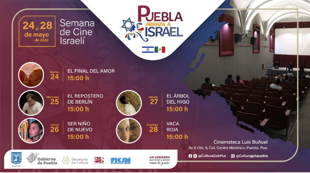 Celebrarán gobierno estatal y embajada semana cultural “Puebla abraza a Israel”