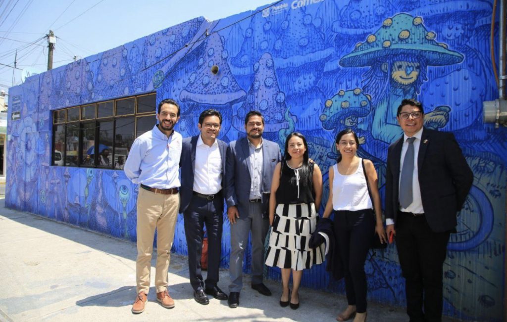 Con proyecto “Anda Puebla”, ayuntamiento gana espacio peatonal en las calles de San Manuel