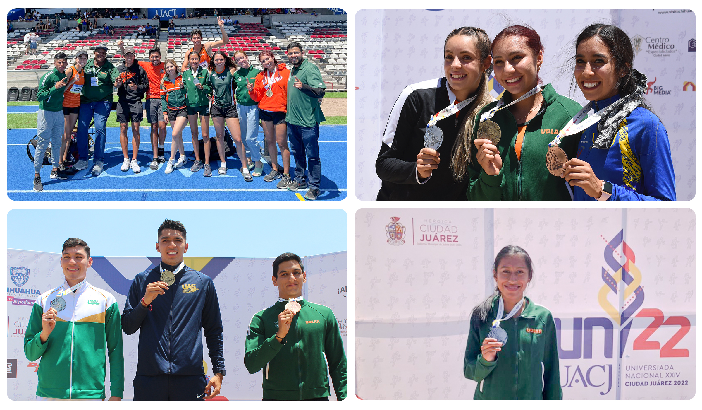 Los Aztecas UDLAP conquistaron 8 medallas en la Universiada Nacional
