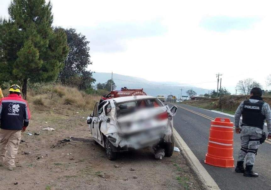 Varios accidentes carreteros en la sierra Norte