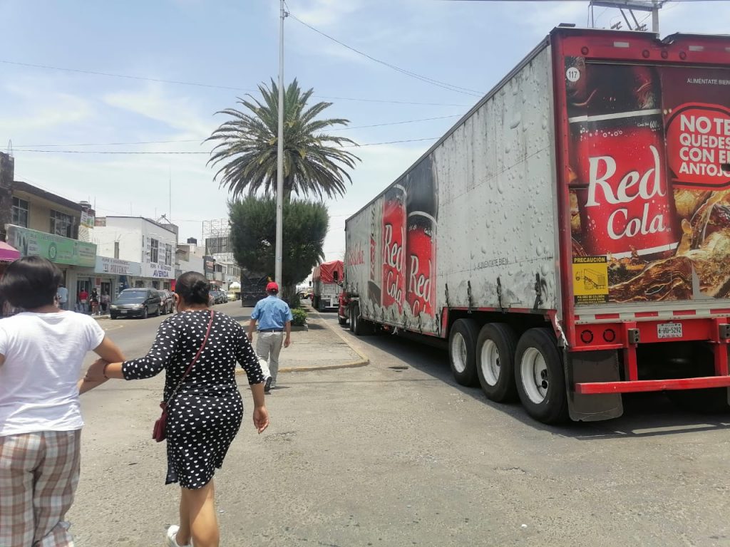 Piperos de Tecamachalco se manifestaron por seguridad