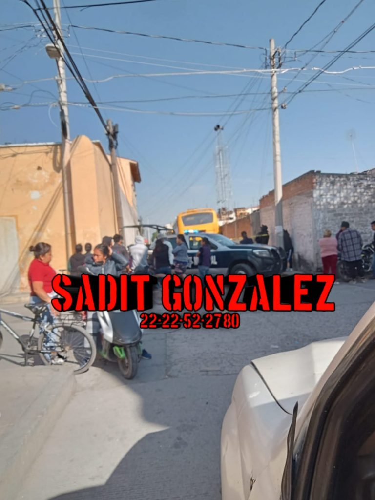 De 3 plomazos asesinan a mujer en Texmelucan