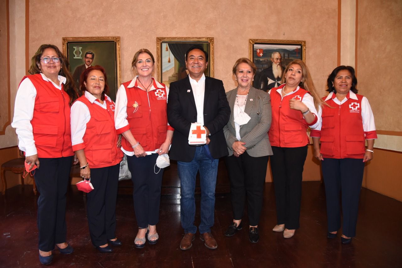 Cabildo de Tlaxcala aporta recursos a la Cruz Roja Mexicana