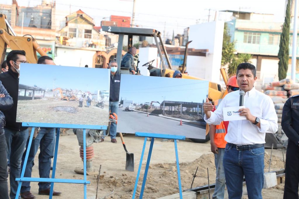 Eduardo Rivera supervisa obras en la Romero Vargas