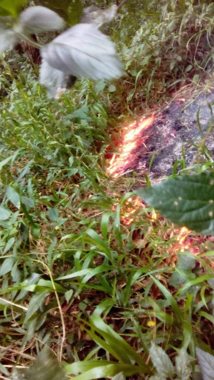 Se registra fuerte incendio forestal en Huauchinango