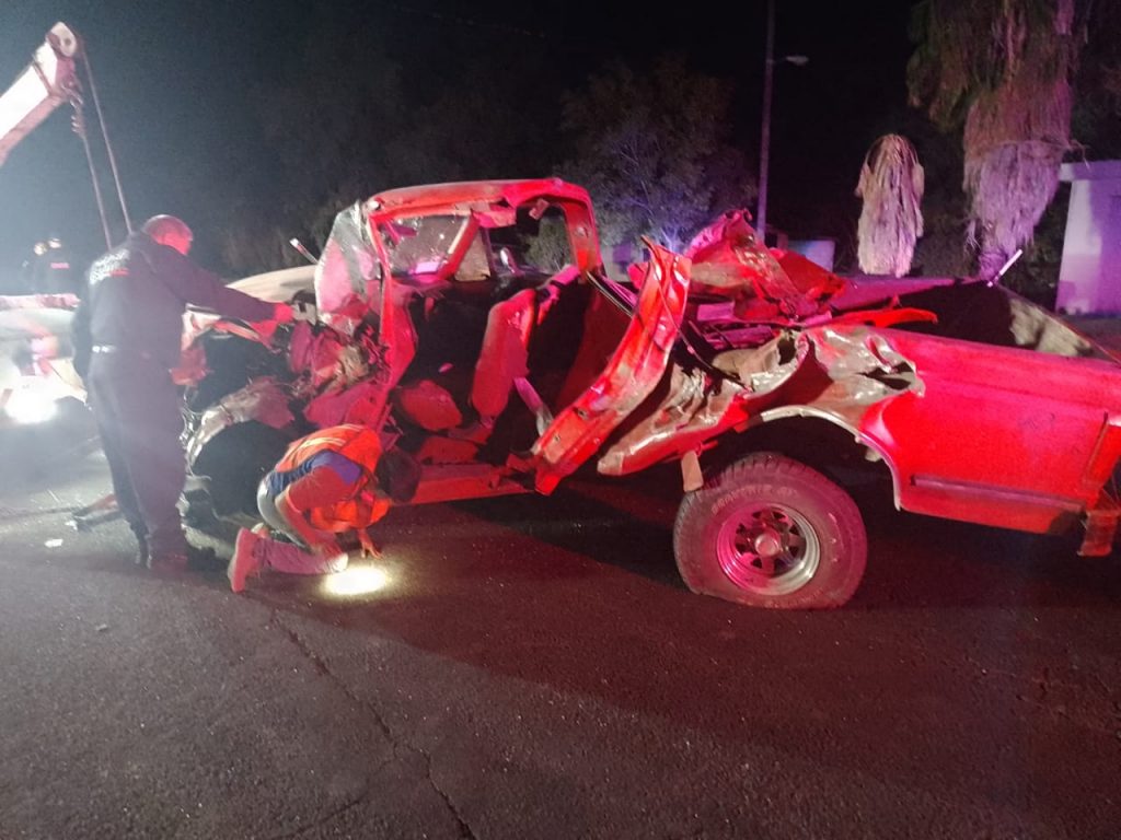 Fotonota: Choque múltiple deja un lesionado de gravedad en Tehuacán