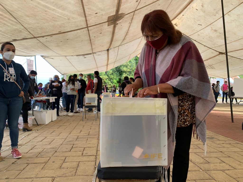 Arranca en orden jornada electoral en Ocotlán, Tlaxcala
