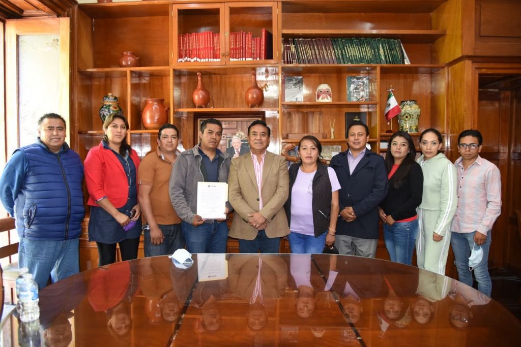 Trabajo conjunto para que Ocotlán tenga mejor abastecimiento de agua, pactan ayuntamiento de Tlaxcala y dirigencia de CAPAO 