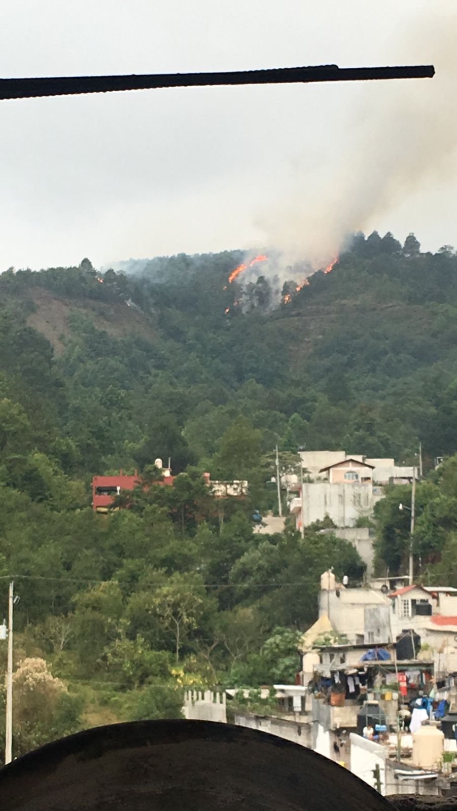 Desde Huauchinango: Siguen los incendios forestales