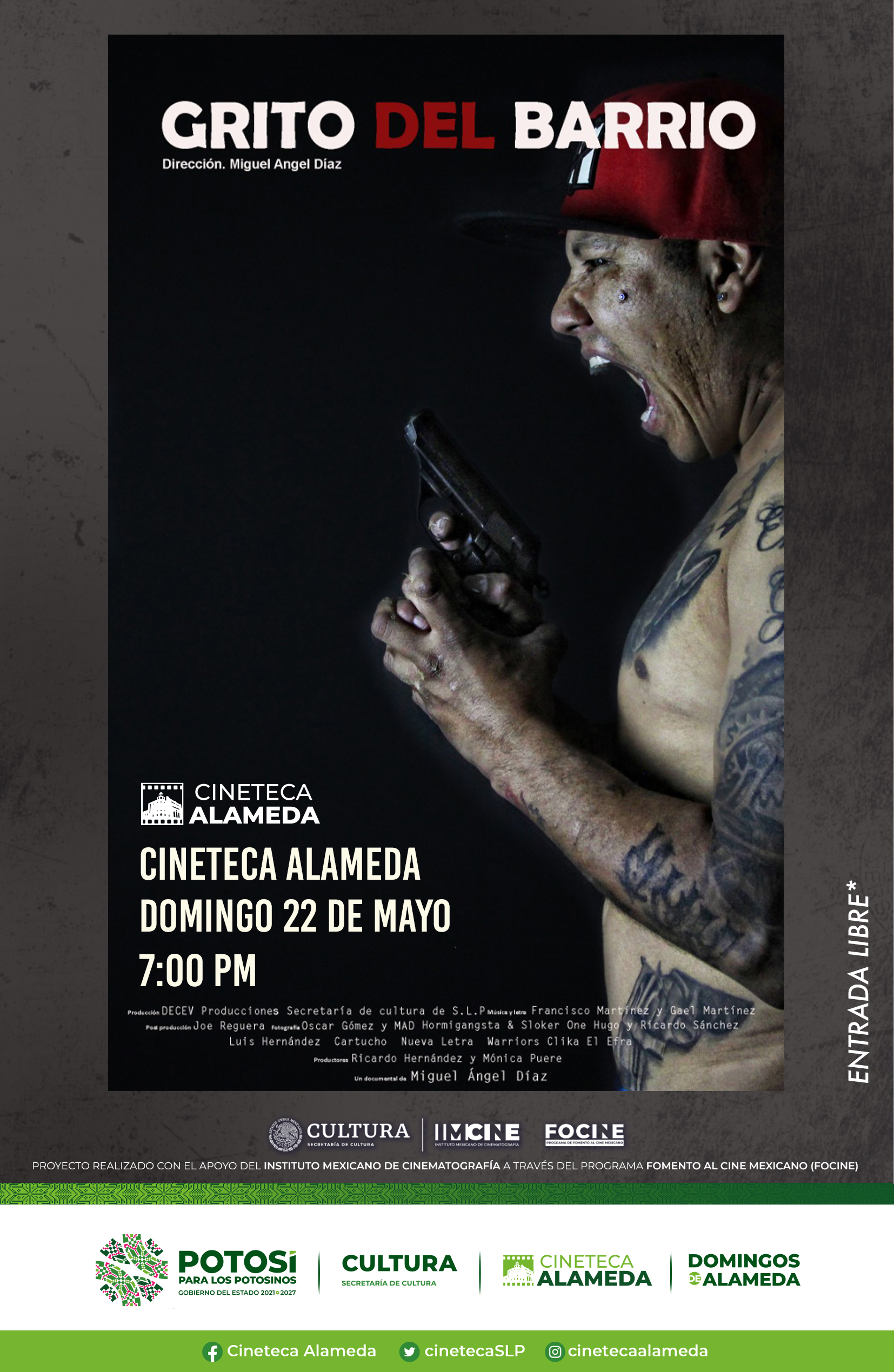 “Domingos de Alameda” presenta el estreno de “Grito del Barrio”