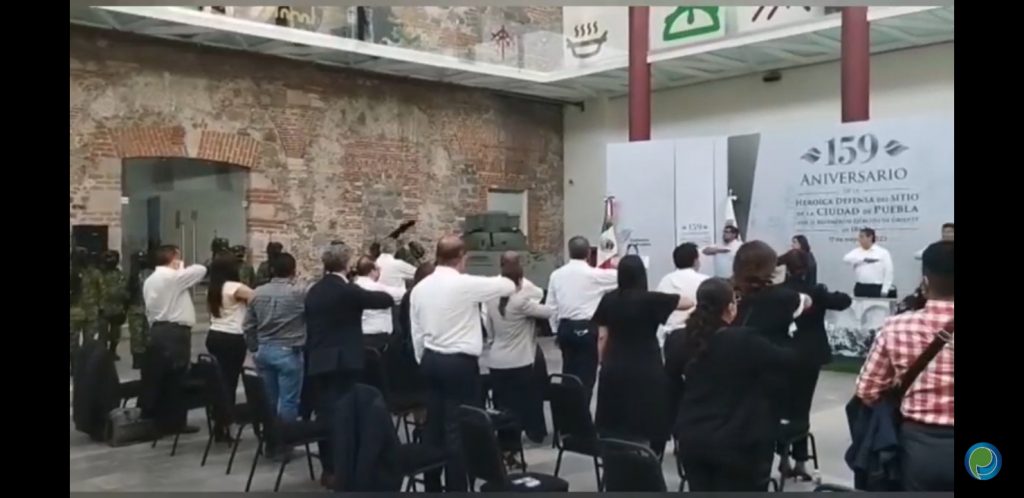 Video desde Puebla: Gobernador Barbosa preside ceremonia por el 159 aniversario de la ciudad