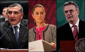 PRI denuncia a Marcelo Ebrard, Claudia Sheinbaum y a Adán Augusto ante el INE