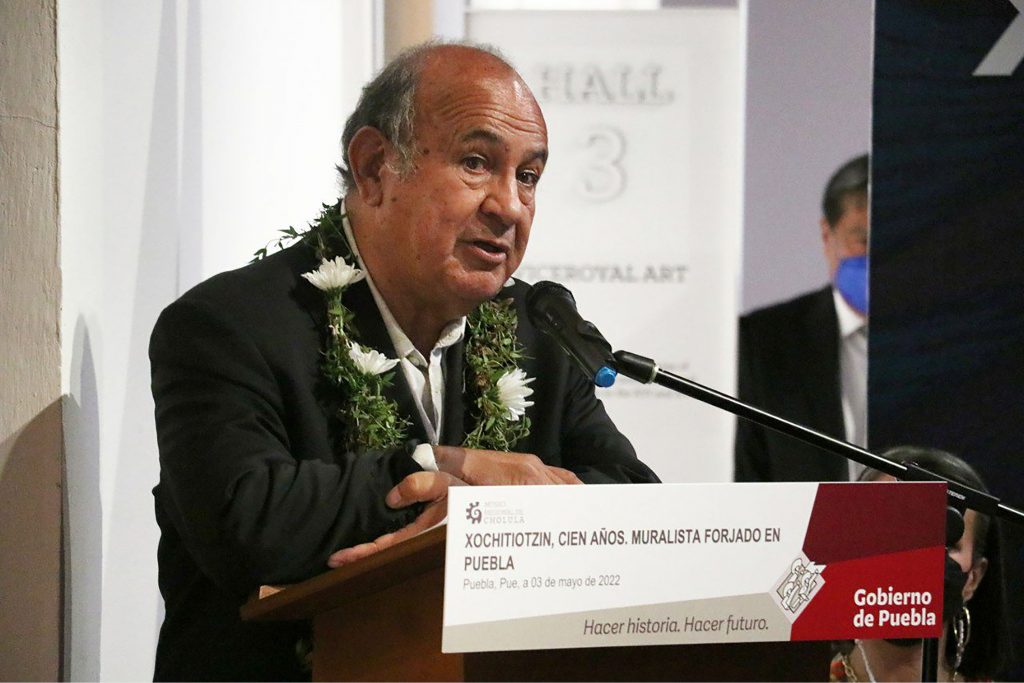 Presenta Cultura “Xochitiotzin, Cien Años. Muralista forjado en Puebla”