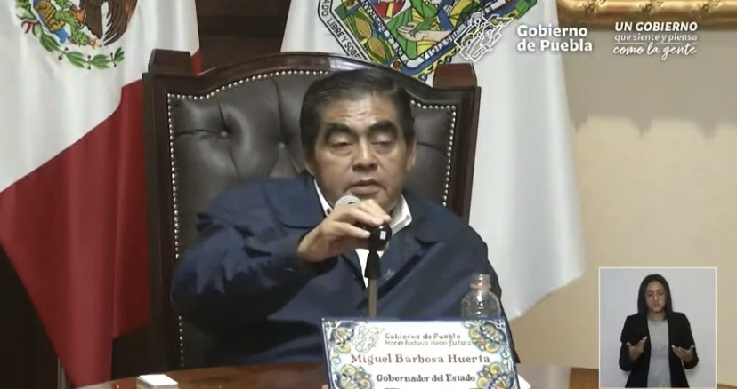 Video desde Puebla: Gobernador Barbosa confirmó procesos legales contra policías por el caso Coyomeapan