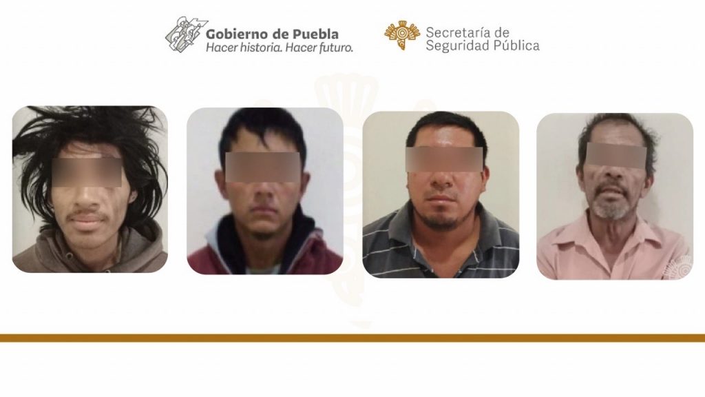 Detiene Policía Estatal a cuatro personas en posesión de aparente droga