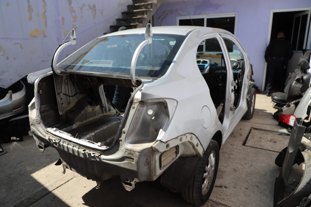 Policia municipal da un nuevo certero golpe al robo de vehículo y autopartes