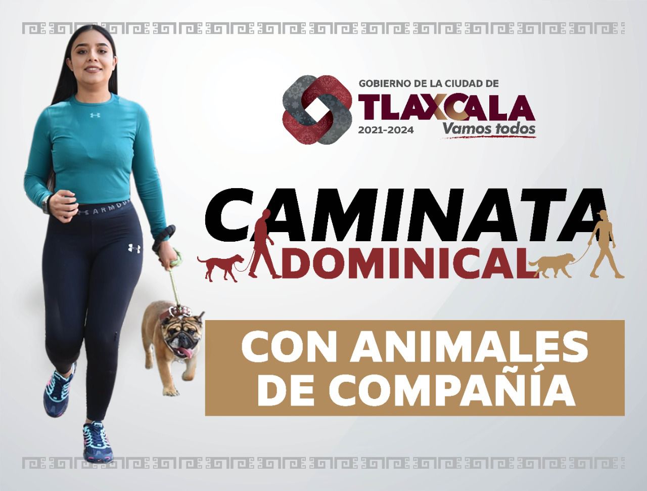 Invita el Ayuntamiento de Tlaxcala Capital al “Paseo Dominical con Animales de Compañía”