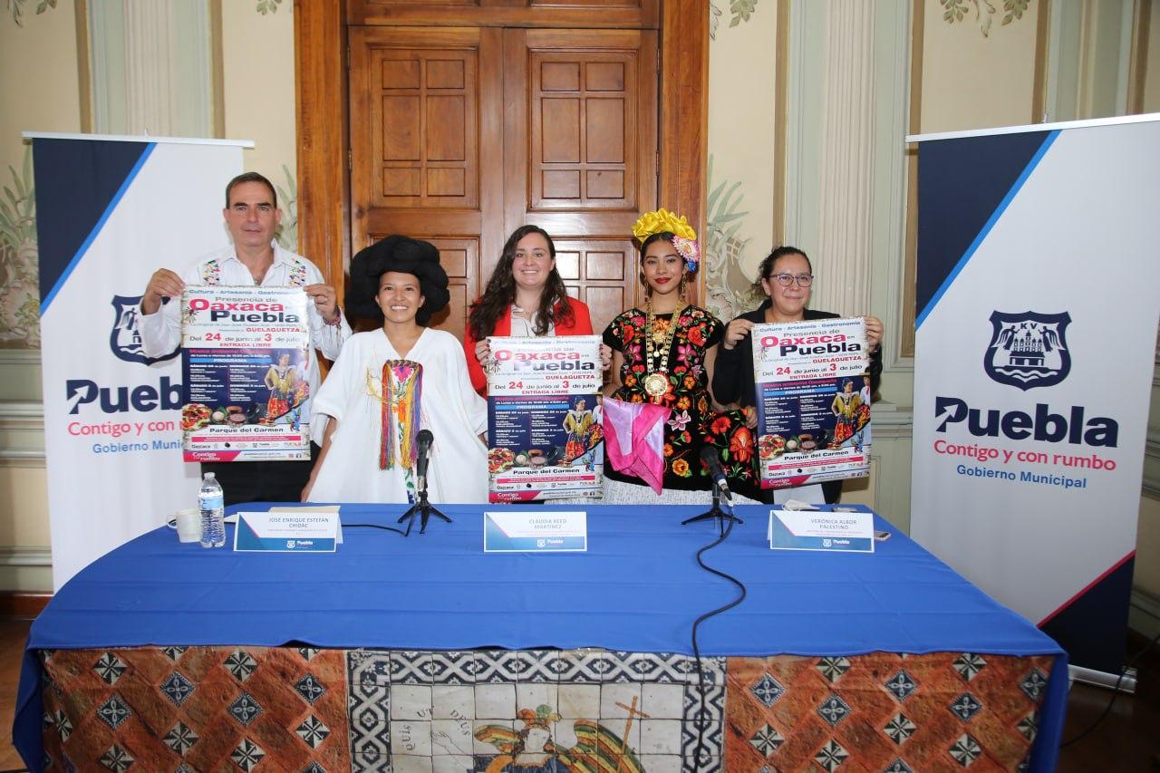 Ayuntamiento invita a disfrutar diez días de Oaxaca en Puebla