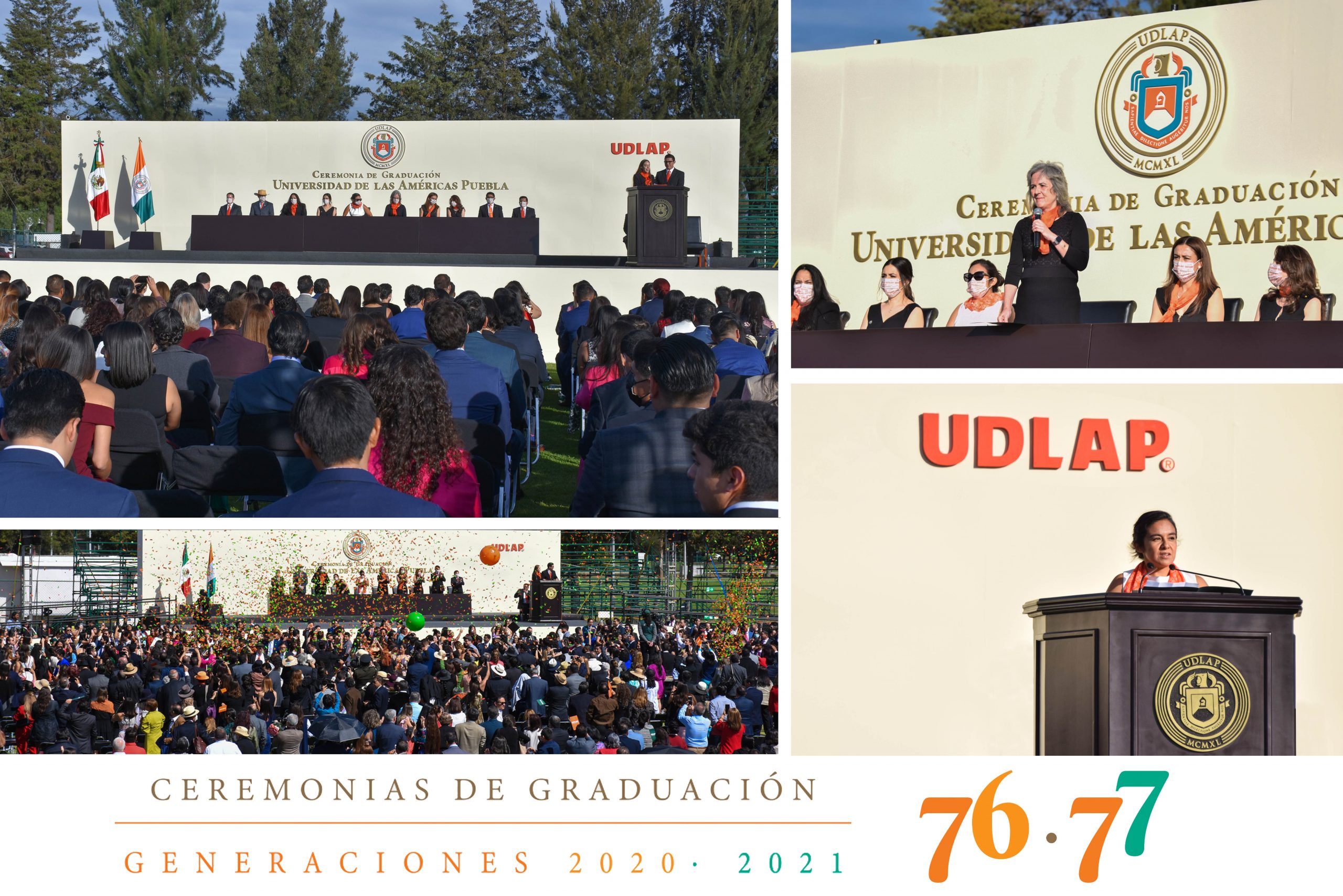 UDLAP entrega grado académico a graduados de las generaciones 2020, 2021 y 2022, portavoces de la educación y valores de la institución