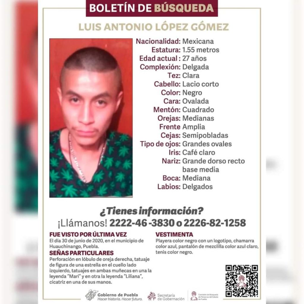 Desde Huauchinango: Familiares de joven de 27 años denuncian su desaparición