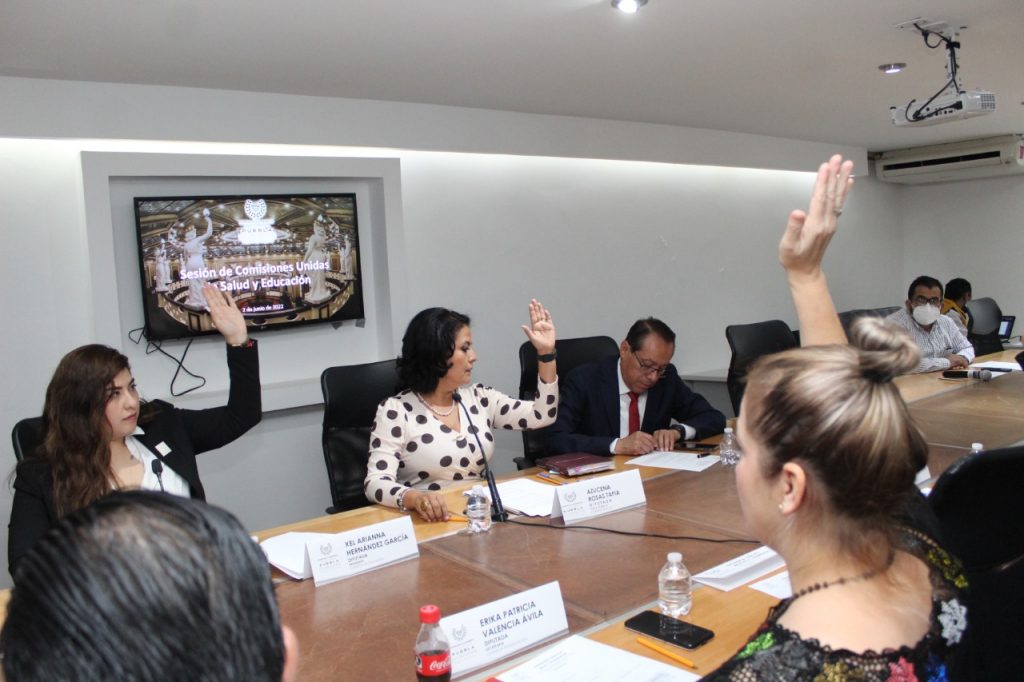 Avalan en Comisiones Unidas del Congreso, exhorto para implementar acciones que fortalezcan la salud mental y emocional en planteles educativos  