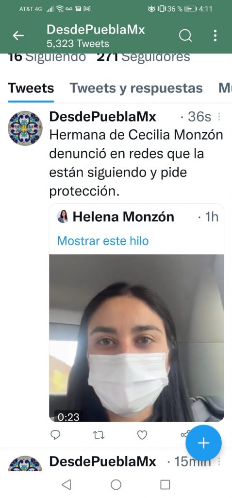 Hermana de Cecilia Monzón denuncia que la siguen