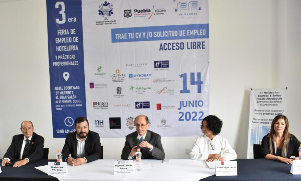 Ciudad de Puebla, sede de la feria del empleo del sector turístico 