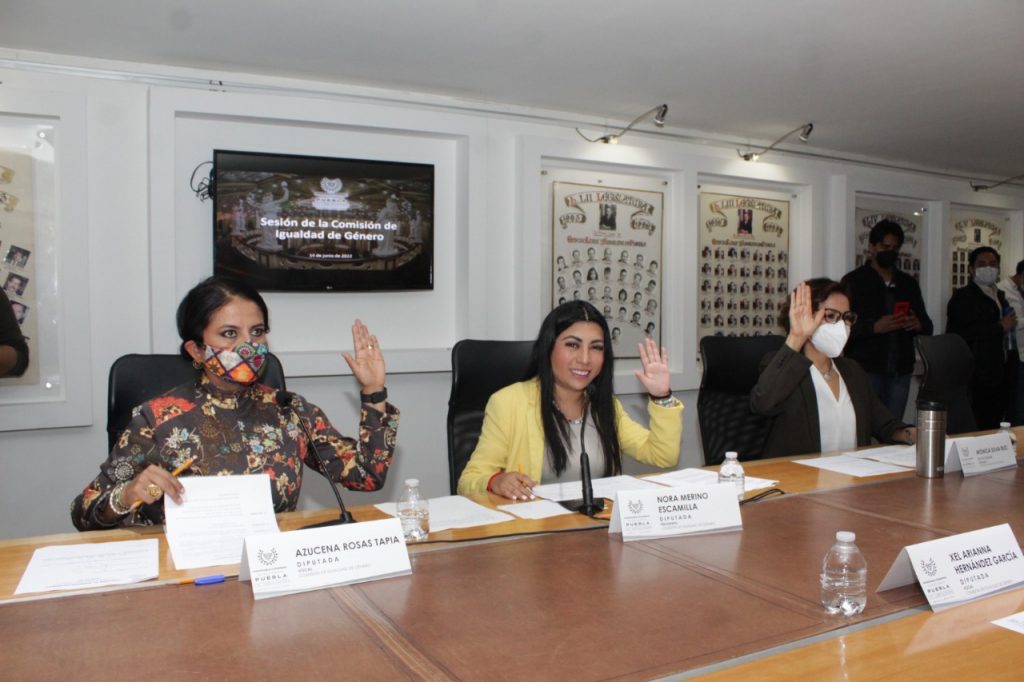 Avalan en Comisión del Congreso reformas en materia de paridad de género, con la finalidad de impactar en programas y políticas públicas en la entidad