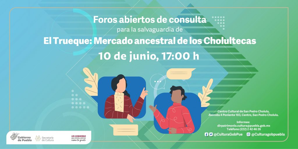 Gestiona gobierno estatal que trueque de Cholula sea declarado como Patrimonio Cultural