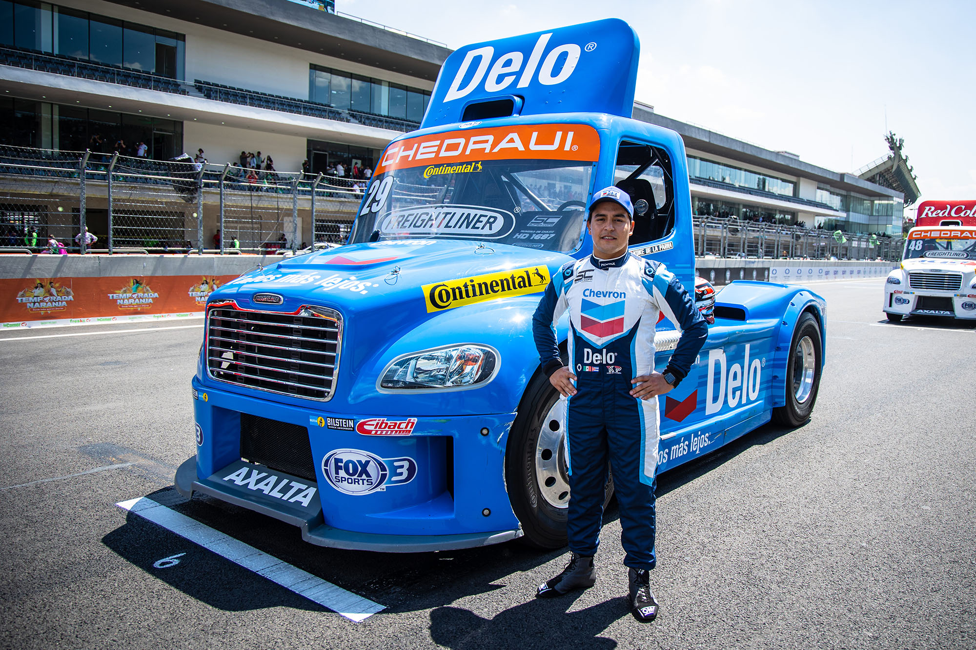 Top-10 de los Tractocamiones, para Jorge de la Parra y el Chevron Delo Racing Team en el Hermanos Rodríguez