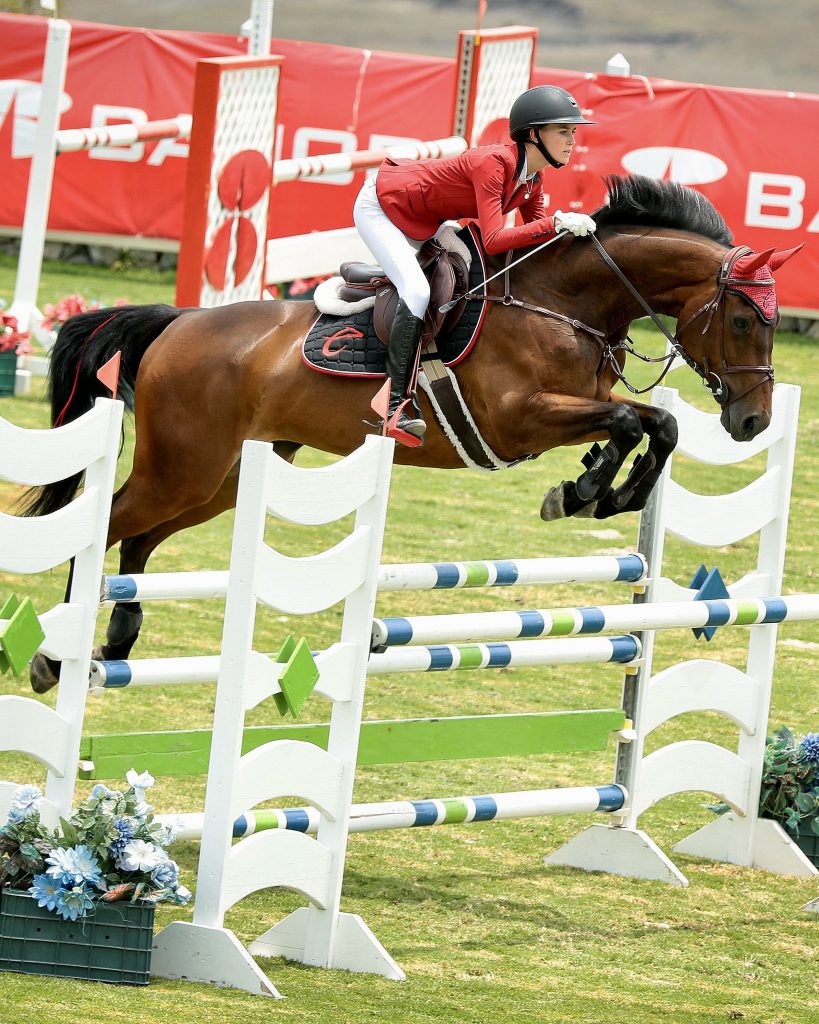 Nirvana Hank, se luce en las Quintas Ecuestres Haras Puebla