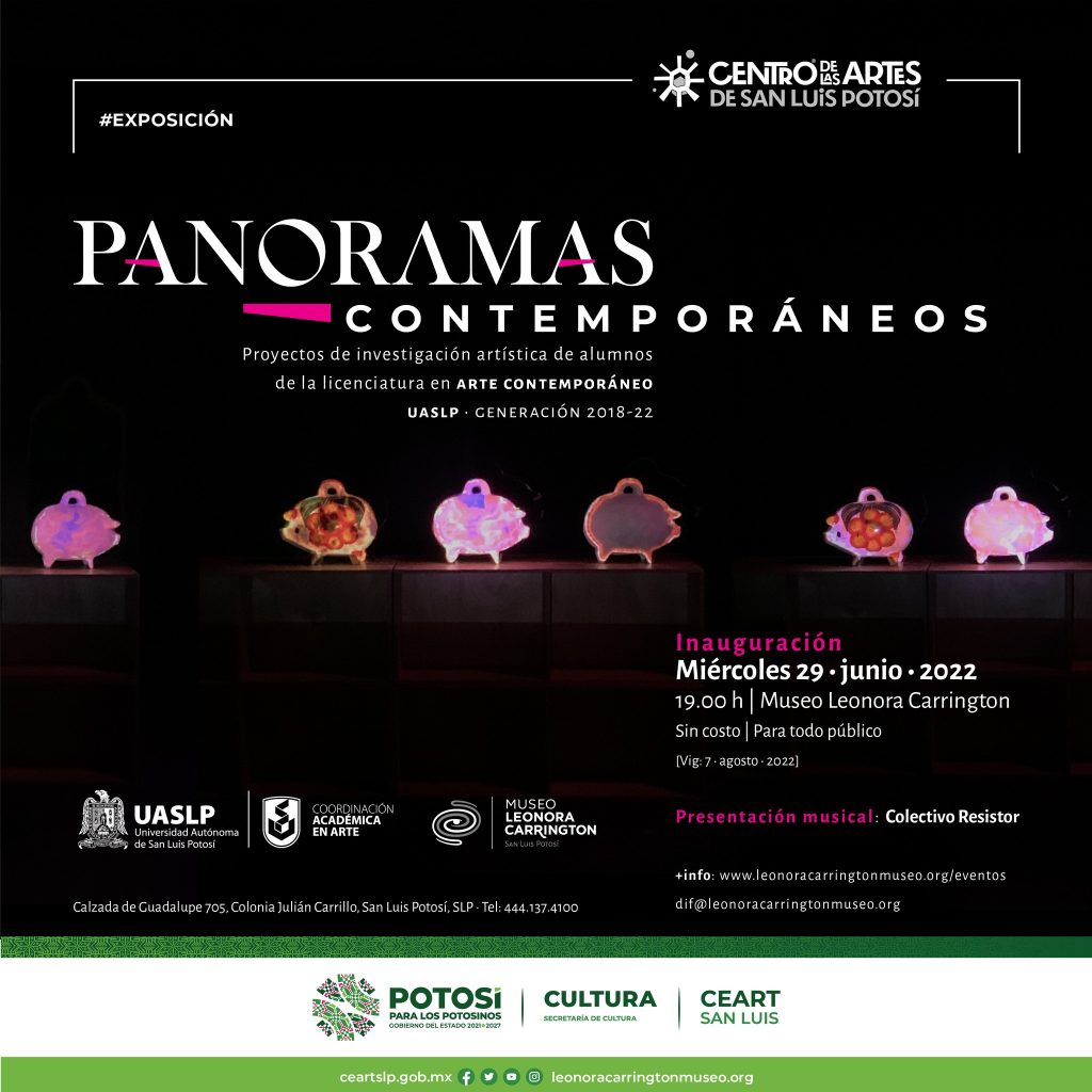 Inaugurarán “Panoramas Contemporáneos” en el Carrington SLP