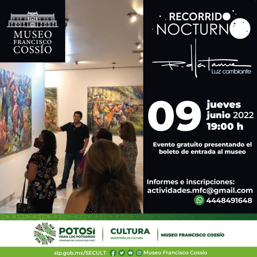 Recorrido nocturno por la exposición “Luz Cambiante” de Ricardo de la Torre