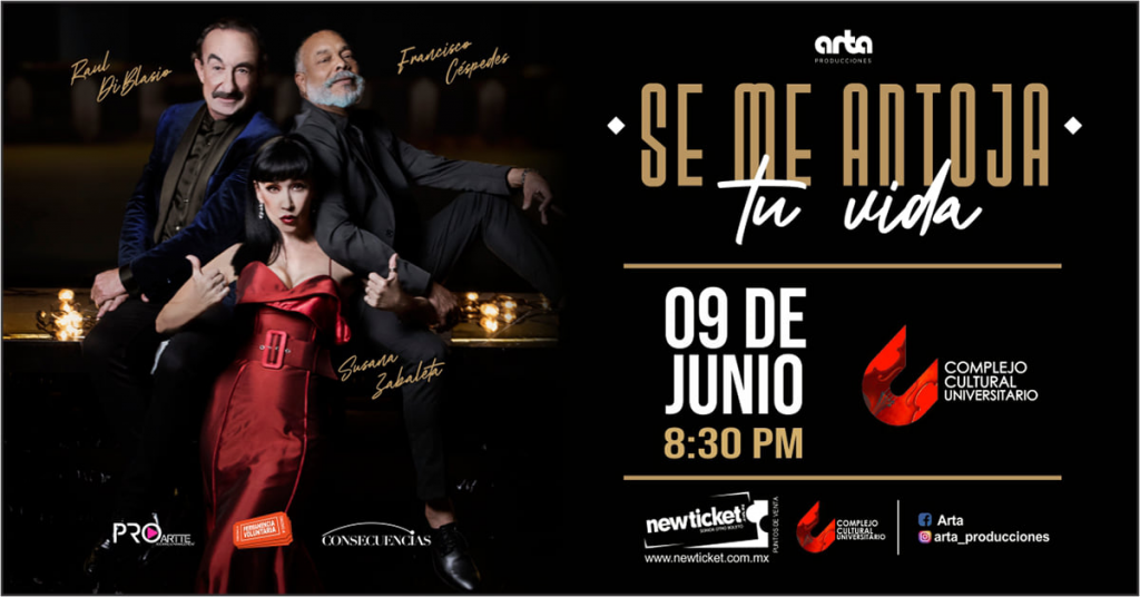 Raúl DiBlasio, Francisco Cespedes y Susana Zabaleta juntos en “Se me antoja tu vida”