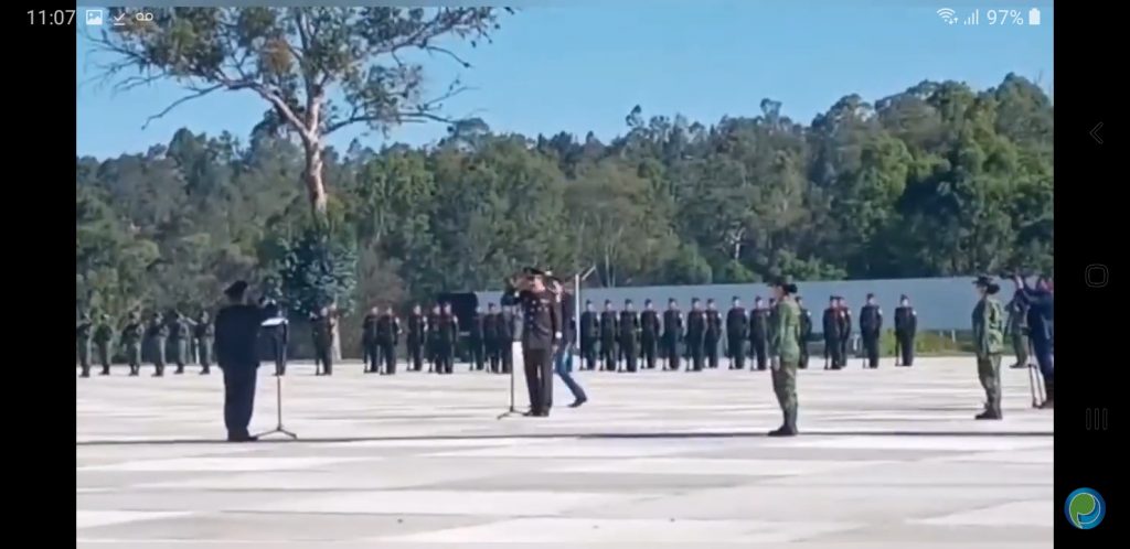 Video desde Puebla: Relevo en la 25 zona militar; Martín Luna de la Luz es el nuevo comandante
